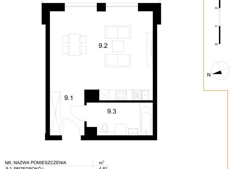 Studio zum Kauf - Erstbezug 130.000 € 1 Zimmer 38 m² frei ab sofort Kolobrzeg 78-100