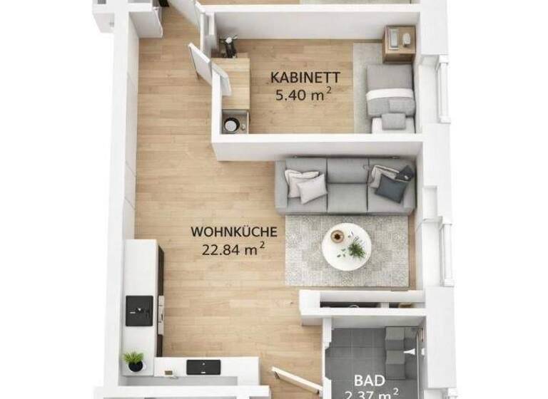 Wohnung zum Kauf 184.000 € 2 Zimmer 44 m² 2. Geschoss Wien 1050