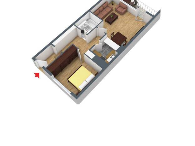 Wohnung zur Miete 670 € 2 Zimmer 60 m² 3. Geschoss Bieber Offenbach 63073