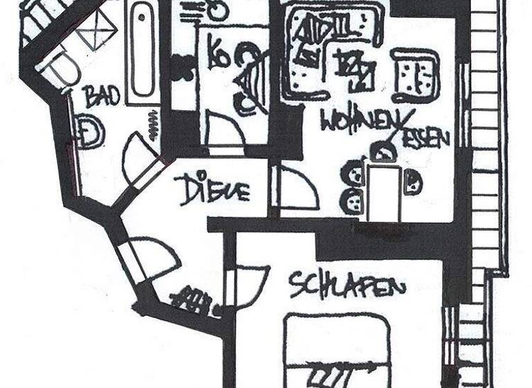 Wohnung zum Kauf 95.500 € 2 Zimmer 48,5 m² 1. Geschoss Niedersedlitz Dresden 01259