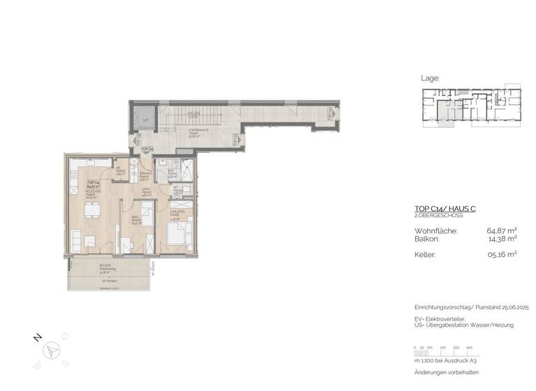 Wohnung zum Kauf 584.000 € 3 Zimmer 64,9 m² St. Lorenz 5310