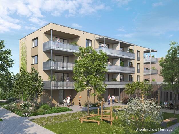 Wohnung zum Kauf - Erstbezug provisionsfrei 312.500 € 2 Zimmer 51 m² 3. Geschoss Stockacher Straße 26 Nord Radolfzell 78315