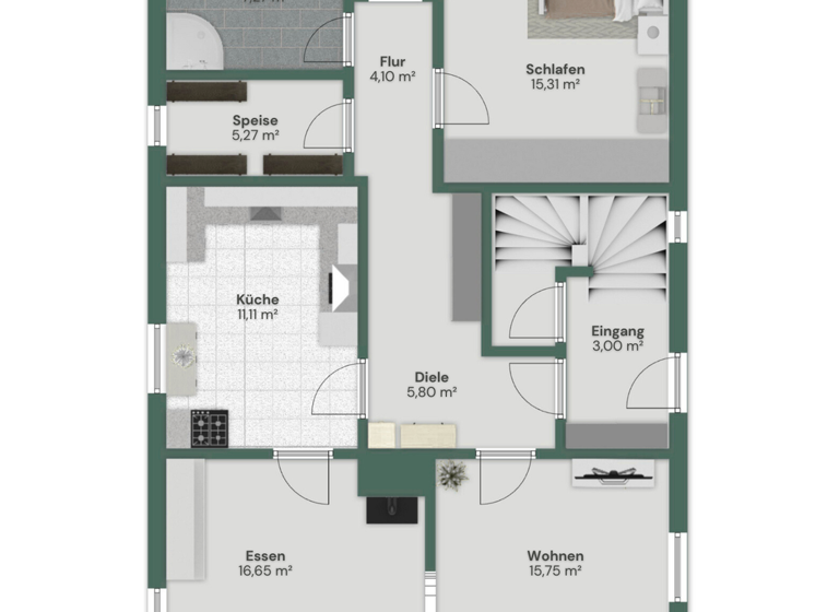 Einfamilienhaus zum Kauf 950.000 € 5 Zimmer 149 m² 760 m² Grundstück Haar 85540