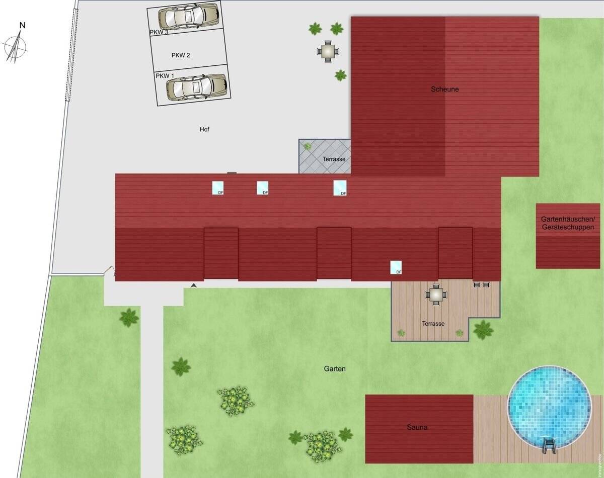 Einfamilienhaus zum Kauf 898.000 € 8 Zimmer 260 m²<br/>Wohnfläche 1.670 m²<br/>Grundstück Pfeffenhausen Pfeffenhausen 84076