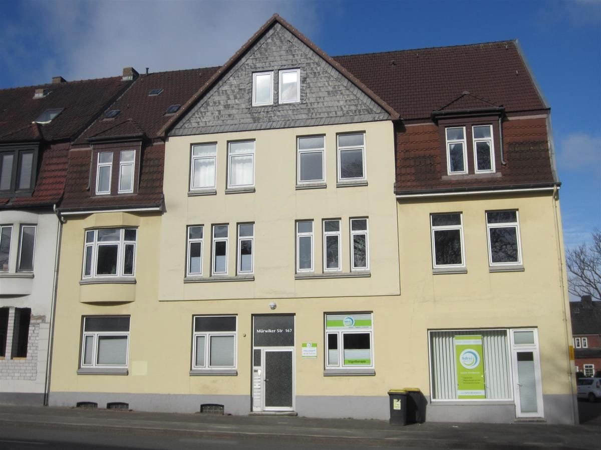 Wohnung zur Miete 510 € 3 Zimmer 77 m²<br/>Wohnfläche 2.<br/>Geschoss 16.10.2024<br/>Verfügbarkeit Mürwiker Straße 167 Mürwik - Stützpunkt Flensburg 24944