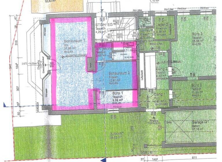 Bürofläche zur Miete 1.100 € 3 Zimmer 61,7 m² Bürofläche Bruck an der Großglocknerstraße 5671