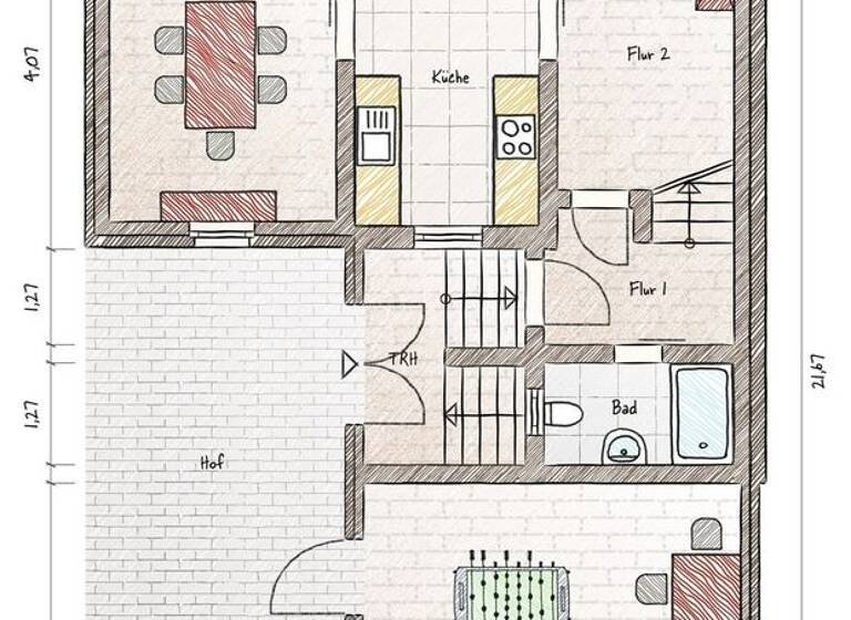 Mehrfamilienhaus zum Kauf 290.000 € 8 Zimmer 168 m² 878 m² Grundstück Waldersee Dessau-Roßlau 06844