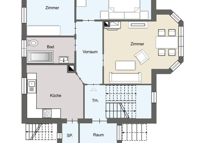 Villa zum Kauf 635.000 € 7 Zimmer 200 m² 800 m² Grundstück Burghausen-Rückmarsdorf Leipzig 04178