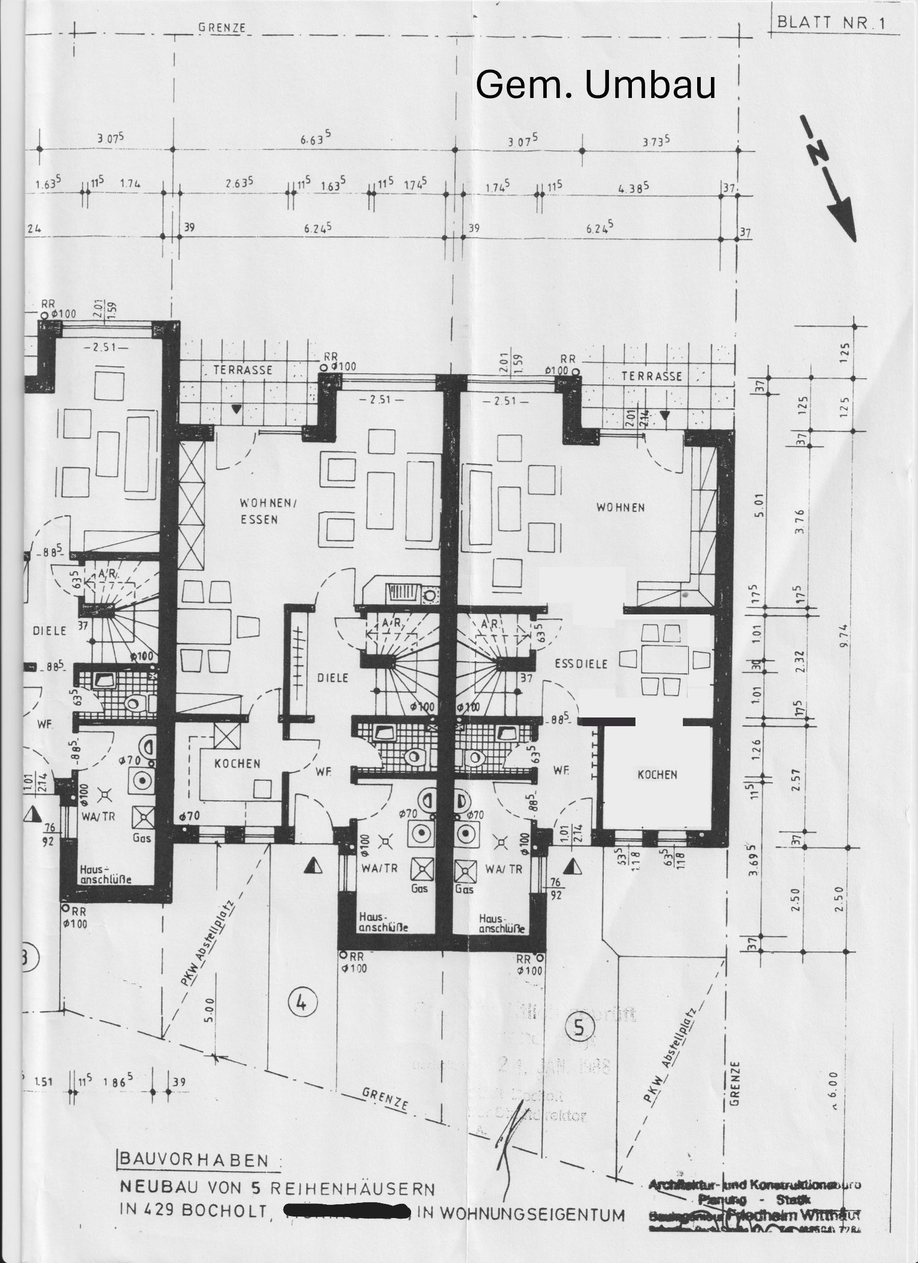 Reihenendhaus zum Kauf provisionsfrei 295.000 € 4 Zimmer 107 m²<br/>Wohnfläche 182 m²<br/>Grundstück Lönsstraße Bocholt 46397