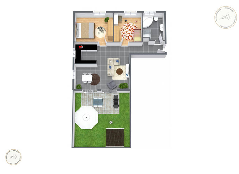 Wohnung zum Kauf 380.000 € 3,5 Zimmer 80,1 m²<br/>Wohnfläche EG<br/>Geschoss Raiffaisenstr. 2 Großingersheim Ingersheim 74379