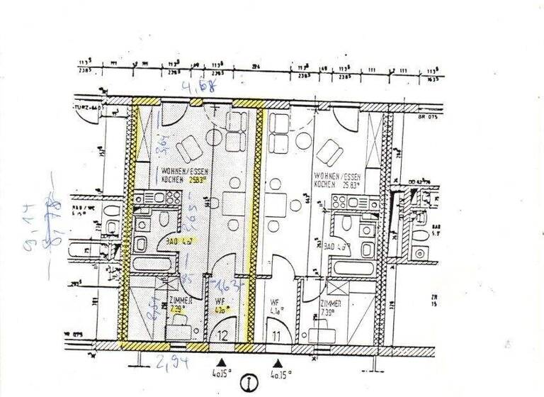 Wohnung zur Miete 800 € 2 Zimmer 40 m² Burgau Wasserburg am Inn 83512