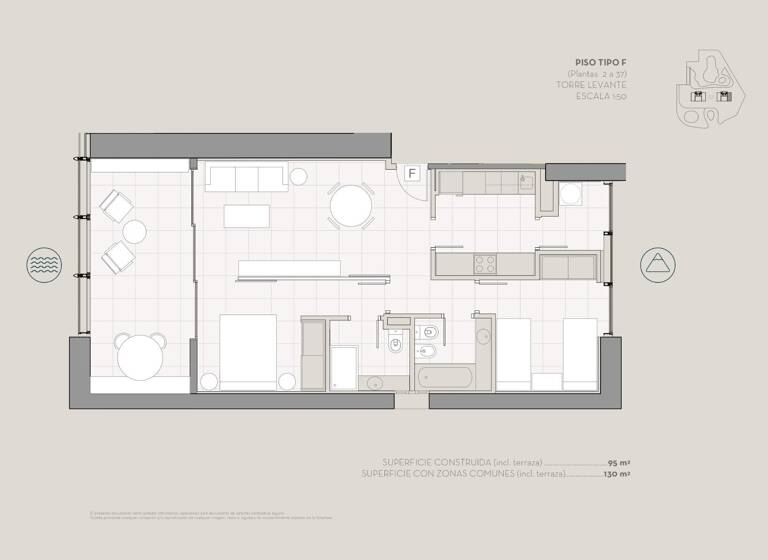 Studio zum Kauf provisionsfrei 885.000 € 4 Zimmer 179 m² Avenida Avinguda de México 7, plta:39 Benidorm 03502