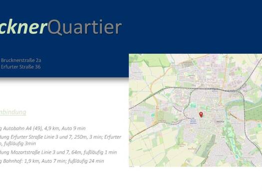 Wohnung zur Miete 1.502 € 3 Zimmer 88,9 m² frei ab 01.04.2026 Erfurter Straße 36 Innenstadt Weimar 99423