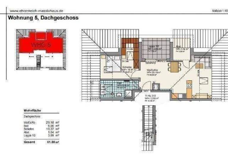 Wohnung zum Kauf - Erstbezug provisionsfrei 223.250 € 2 Zimmer 51,9 m² 2. Geschoss frei ab sofort Bürgermeister-Lenk-Straße Katzdorf Teublitz 93158