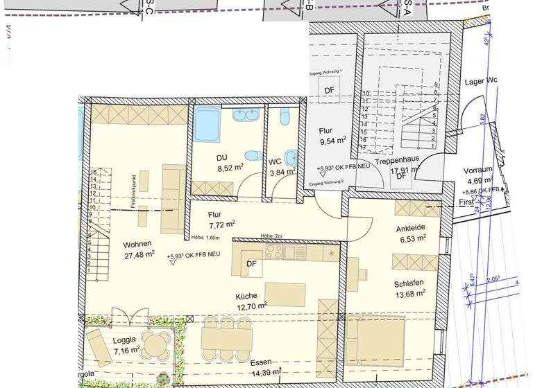 Maisonette zur Miete 1.300 € 3 Zimmer 133,3 m² 2. Geschoss Berching 92334