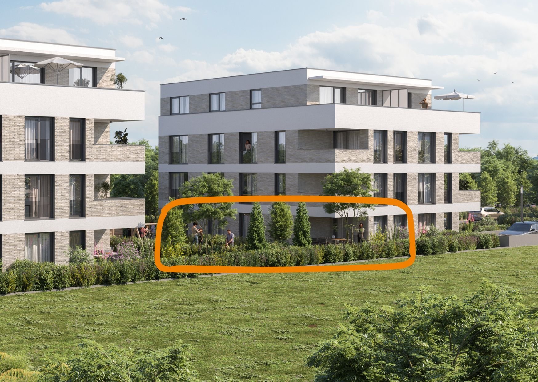 Terrassenwohnung zum Kauf provisionsfrei 559.000 € 4 Zimmer 94,3 m²<br/>Wohnfläche EG<br/>Geschoss Schönbuchstraße 3 Malmsheim Renningen 71272