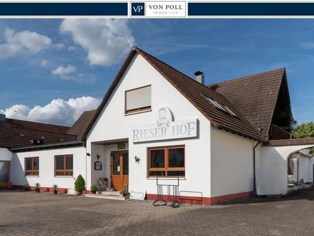 Gastronomie/Hotel zum Kauf 549.000 € 1.104,3 m² Gastrofläche 3.107 m² Grundstück Rudelstetten Alerheim / Rudelstetten 86733