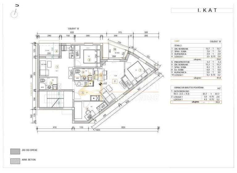 Wohnung zum Kauf 295.000 € 4 Zimmer 67 m² Silo, Dobrinj Dobrinj