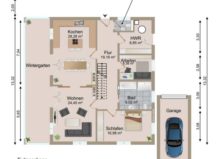 Einfamilienhaus zum Kauf 649.000 € 8 Zimmer 250 m² 1.202 m² Grundstück Meldorf 25704