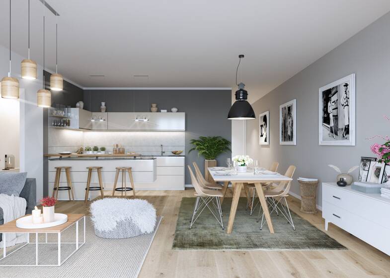 Wohnung zum Kauf - Neubau provisionsfrei 649.000 € 4 Zimmer 99 m² 1. Geschoss frei ab sofort Wörthstraße 41 Eltville Eltville am Rhein 65343