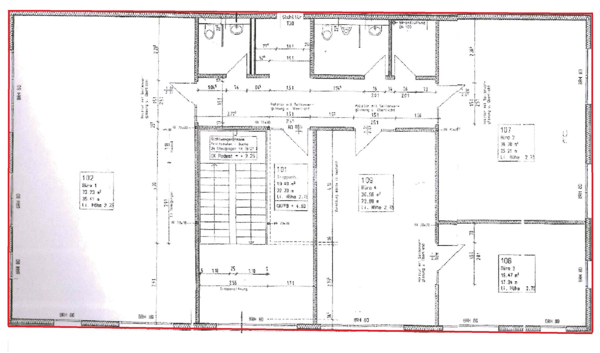 Bürofläche zur Miete 7,50 € 218 m²<br/>Bürofläche ab 218 m²<br/>Teilbarkeit Nohra Grammetal 99428