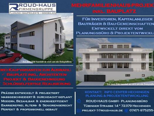 Mehrfamilienhaus zum Kauf - Erstbezug 1 Zimmer Deißlingen Deißlingen 78652