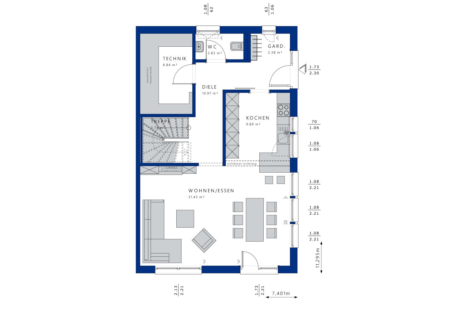 Doppelhaushälfte zum Kauf 720.650 € 4 Zimmer 138 m²<br/>Wohnfläche 500 m²<br/>Grundstück Farmsen - Berne Hamburg 22159