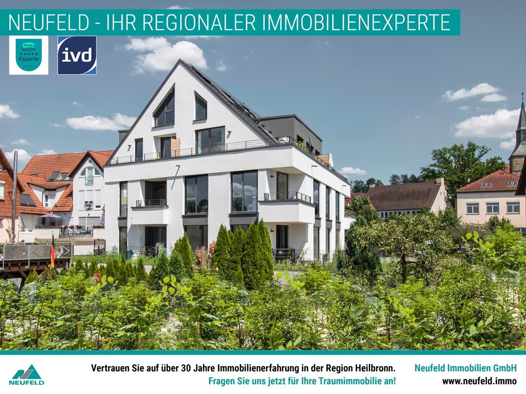 Wohnung zur Miete 1.219 € 3,5 Zimmer 81,5 m²<br/>Wohnfläche ab sofort<br/>Verfügbarkeit Mühlstraße 1/1 Kochendorf Bad Friedrichshall / Kochendorf (Württemberg) 74177