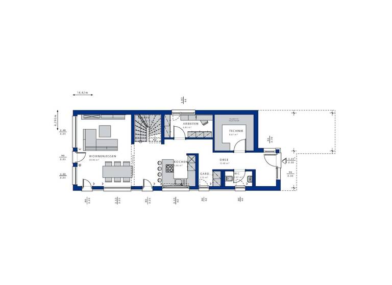 Einfamilienhaus zum Kauf 463.890 € 5,5 Zimmer 145 m² 460 m² Grundstück Ardey Fröndenberg/Ruhr 58730