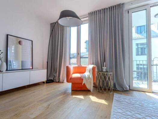 Wohnung zur Miete 1.081 € 1,5 Zimmer 31,8 m² 4. Geschoss frei ab sofort Goethestraße 30 Ludwigsvorstadt-Isarvorstadt München 80336