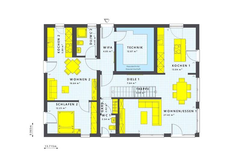 Mehrfamilienhaus zum Kauf 851.665 € 8 Zimmer 228,6 m² 450 m² Grundstück Poppenbüttel Hamburg 22399
