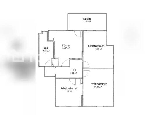 Wohnung zur Miete Tauschwohnung 950 € 3 Zimmer 85 m² 2. Geschoss Kaldauen Siegburg 53721