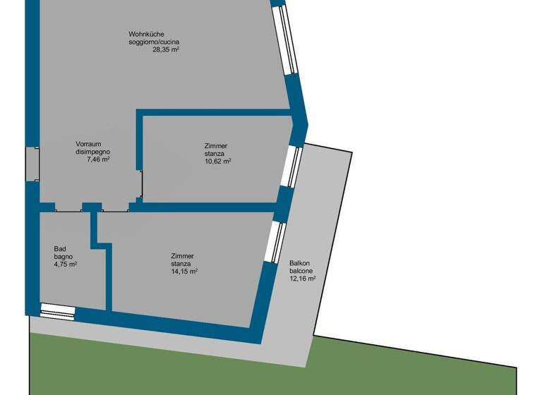 Wohnung zum Kauf - Erstbezug 375.000 € 3 Zimmer 94 m² frei ab sofort Salurn
