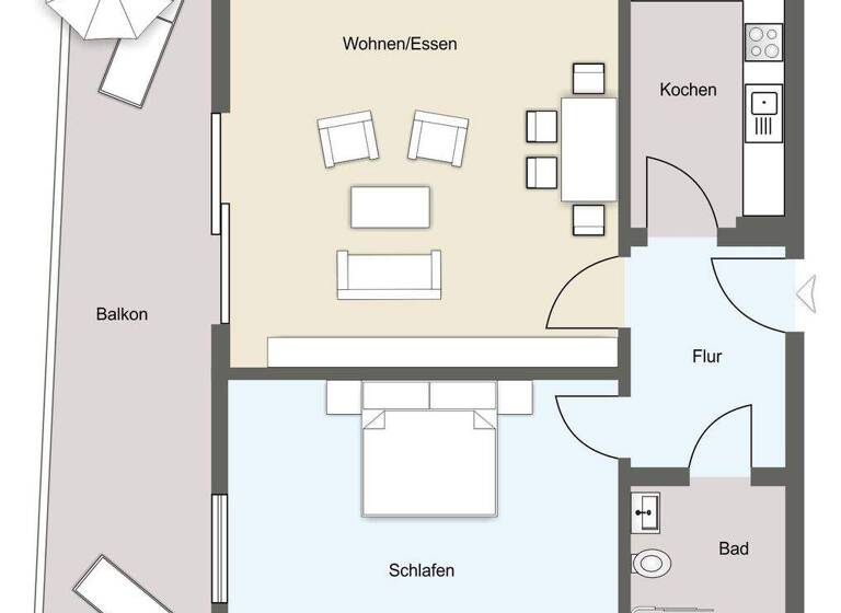 Wohnung zum Kauf 290.000 € 2 Zimmer 67 m² Kleinpestitz/Mockritz Dresden 01189