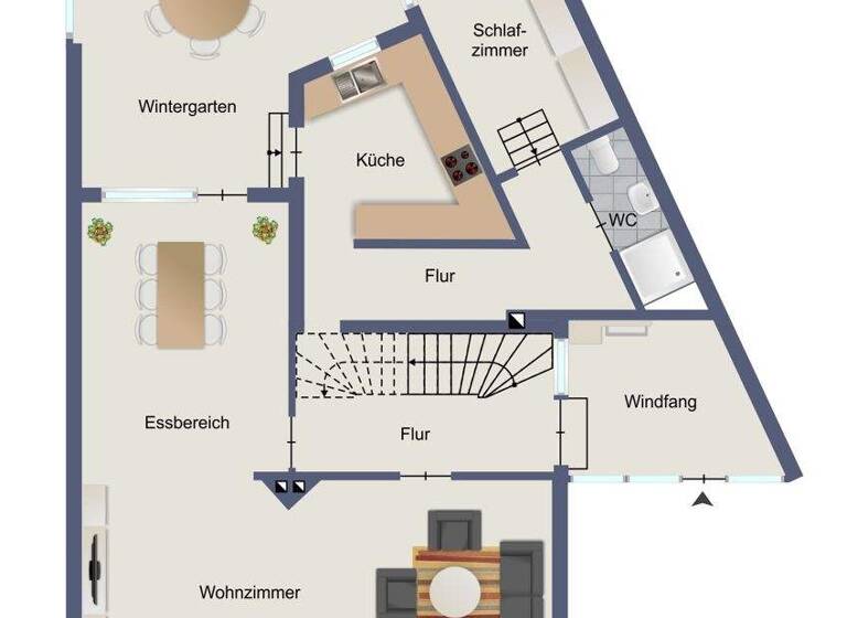 Villa zur Miete 4.000 € 8 Zimmer 211 m² 1.250 m² Grundstück frei ab sofort Iserbrook Hamburg 22589