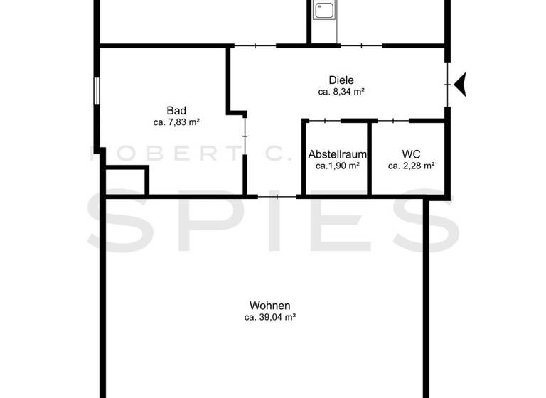 Wohnung zur Miete 900 € 2 Zimmer 83 m² frei ab 01.05.2026 Radio Bremen Bremen 28211