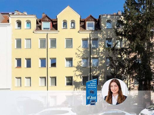 Mehrfamilienhaus zum Kauf als Kapitalanlage geeignet 2.300.000 € 973 m² 610 m² Grundstück Rennweg Nürnberg 90489