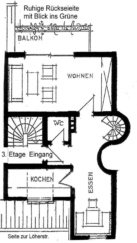 Maisonette zum Kauf 249.000 € 2 Zimmer 73 m²<br/>Wohnfläche 01.04.2025<br/>Verfügbarkeit Stadtmitte Aschaffenburg 63739