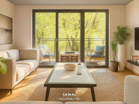 Wohnung zum Kauf - Erstbezug provisionsfrei 347.000 € 3 Zimmer 93,3 m² 3. Geschoss Anton-Wilhelm-Amo-Straße 4 Fümmelse Wolfenbüttel 38304