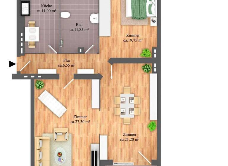 Wohnung zum Kauf 399.000 € 3 Zimmer 99 m² Steglitz Berlin / Steglitz 12167