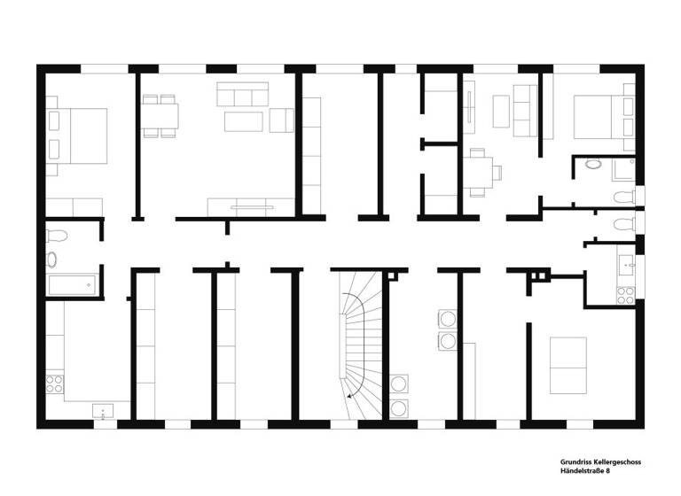 Mehrfamilienhaus zum Kauf 3.500.000 € 57 Zimmer 1.276,4 m² 2.179 m² Grundstück Händelstraße 8+10 Gießen 35392