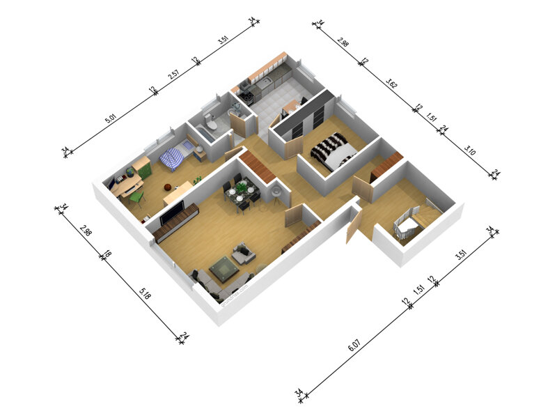 Wohnung zur Miete 870 € 3 Zimmer 86 m²<br/>Wohnfläche Wahlbezirk 17 Elmshorn 25336