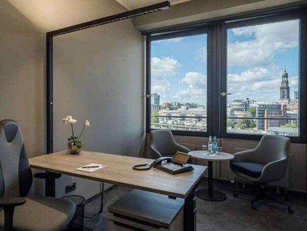 Bürofläche zur Miete provisionsfrei 14 m² Bürofläche teilbar ab 10 m² Am Sandtorkai 77 HafenCity Hamburg 20457