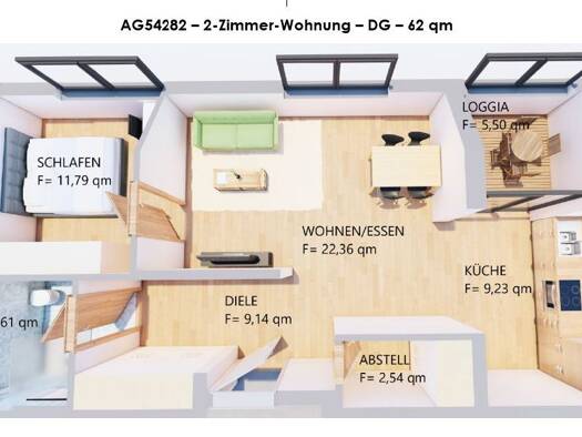 Wohnung zur Miete Wohnen auf Zeit 1.450 € 2 Zimmer 62 m² frei ab sofort Kaufbeuren 87600