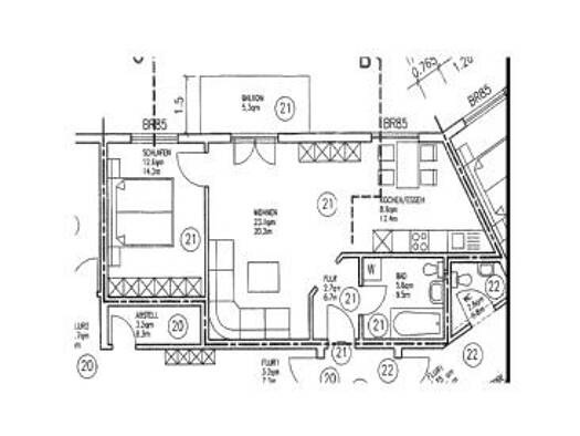Wohnung zur Miete 400 € 2 Zimmer 55 m² 1. Geschoss Friedrichsthal 66299