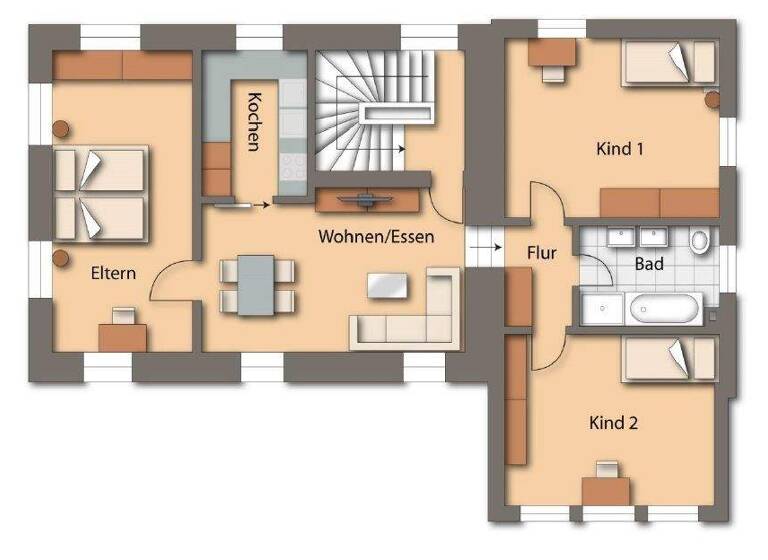 Maisonette zur Miete 1.590 € 5 Zimmer 165 m² 1. Geschoss frei ab 01.07.2026 Schlosshof 3 Pyrbaum 90602