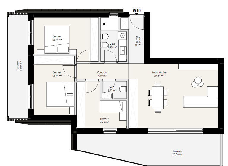 Wohnung zum Kauf - Erstbezug 4 Zimmer 123 m² Ritten