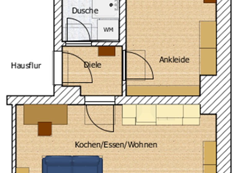 Wohnung zum Kauf 179.500 € 2 Zimmer 51 m²<br/>Wohnfläche 1.<br/>Geschoss Steinbühl Nürnberg 90459