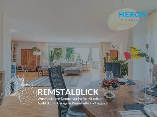 Doppelhaushälfte zum Kauf 879.000 € 7 Zimmer 199,1 m² 492 m² Grundstück Großheppach Weinstadt / Großheppach 71384