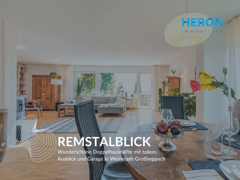 Doppelhaushälfte zum Kauf 879.000 € 7 Zimmer 199,1 m² 492 m² Grundstück Großheppach Weinstadt / Großheppach 71384